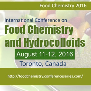 Food Chemistry 2016 during August 11-12, 2016 at Toronto, Canada